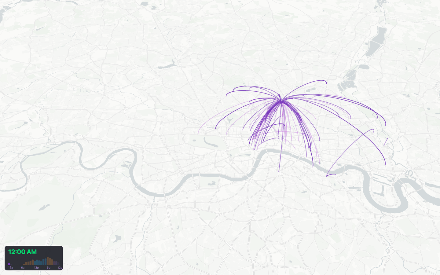 Lime rides data animation